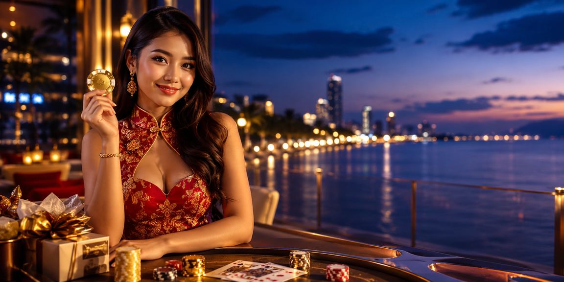 Permainan poker gaya Malaysia di Pulau Pinang dengan suasana kasino moden